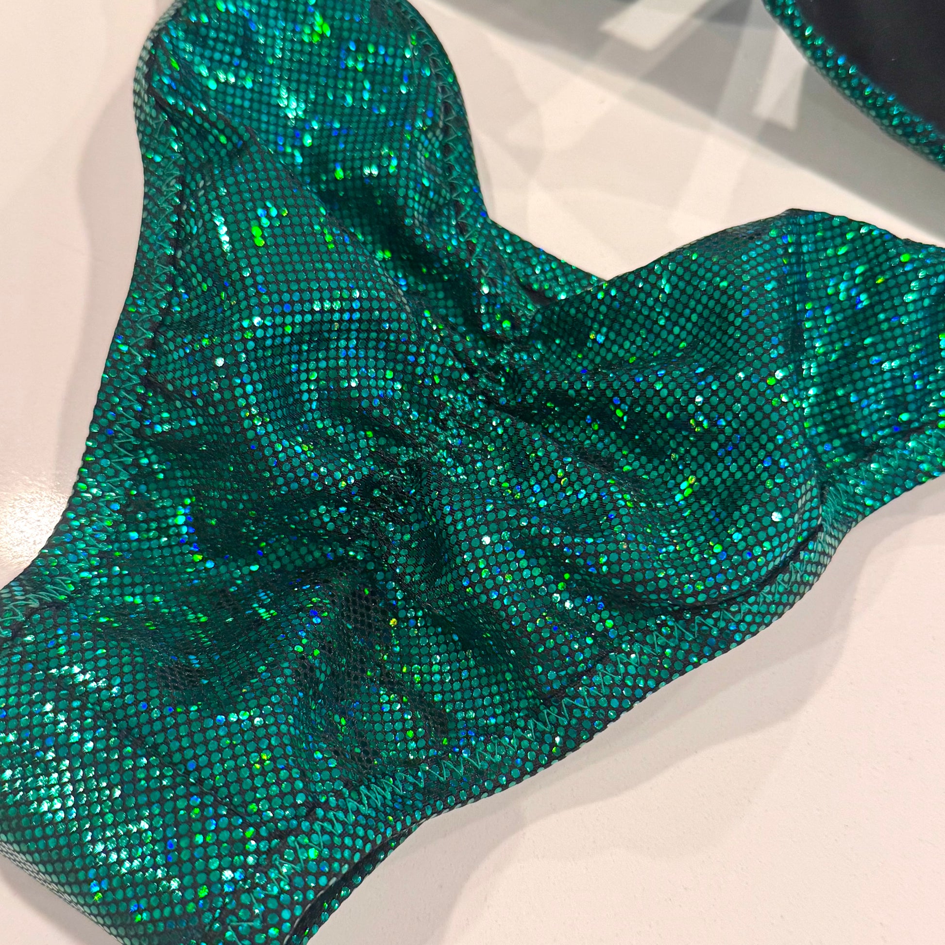 Emerald Green Hologram Fit Model Bikini Denver, Colorado