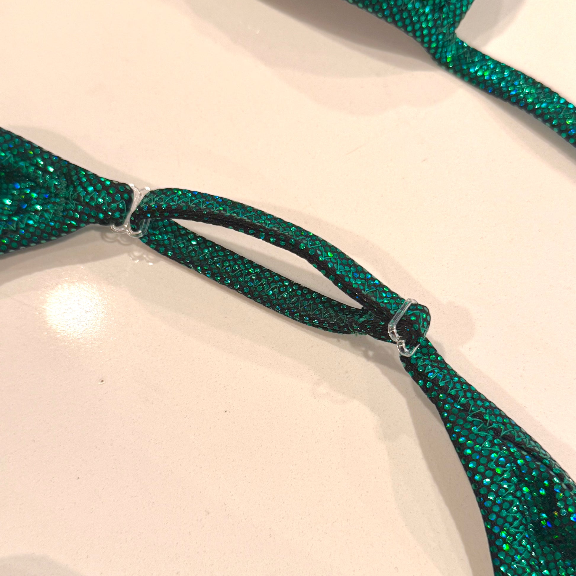 Emerald Green Hologram Fit Model Bikini Denver, Colorado