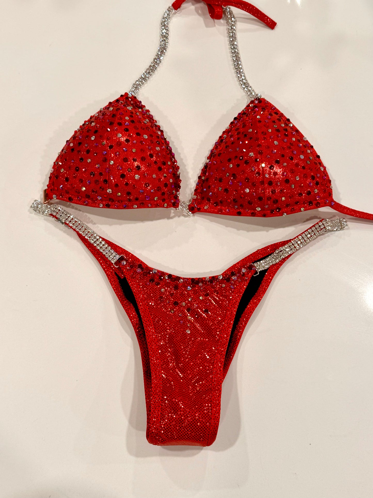 Red Hologram Bikini