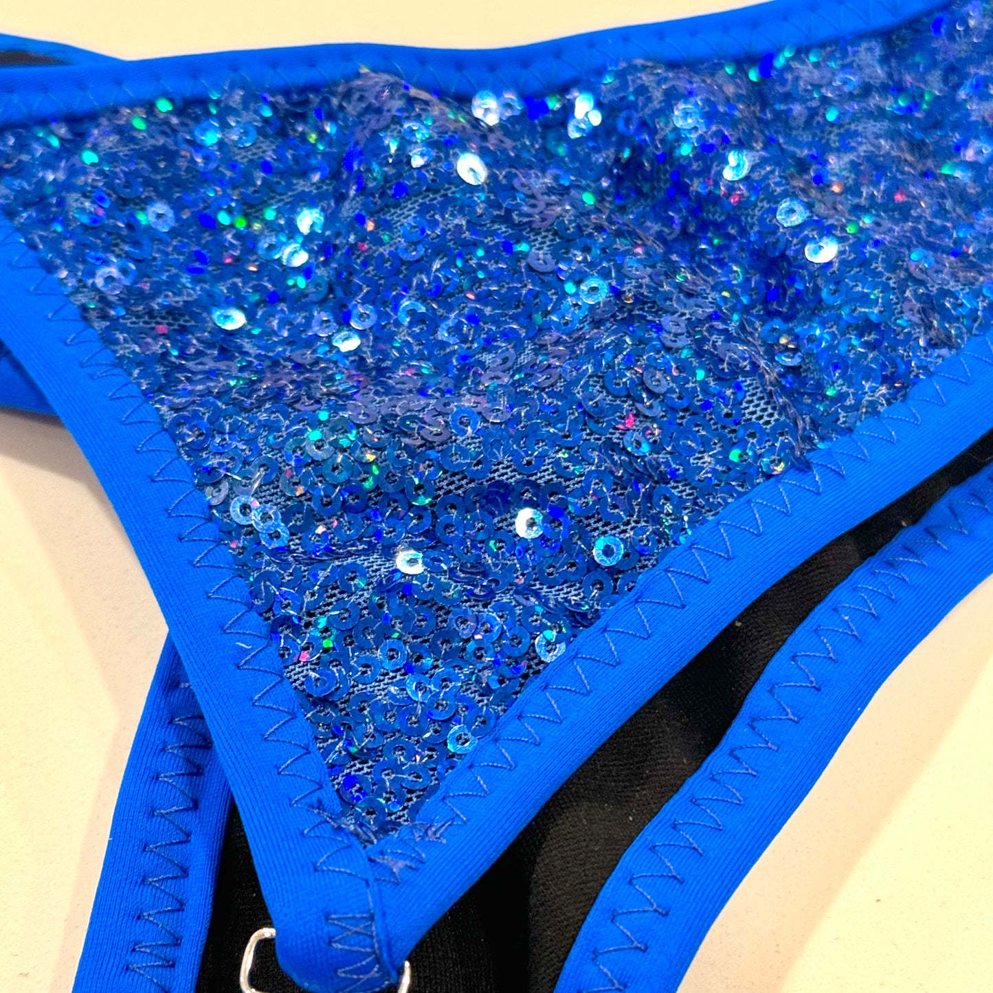 Royal Blue Sequin Suit