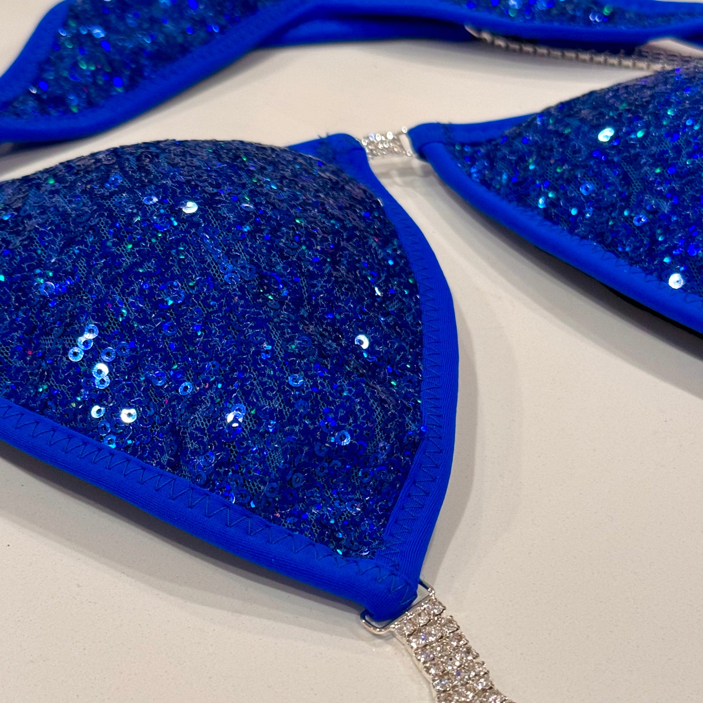 Royal Blue Sequin Suit